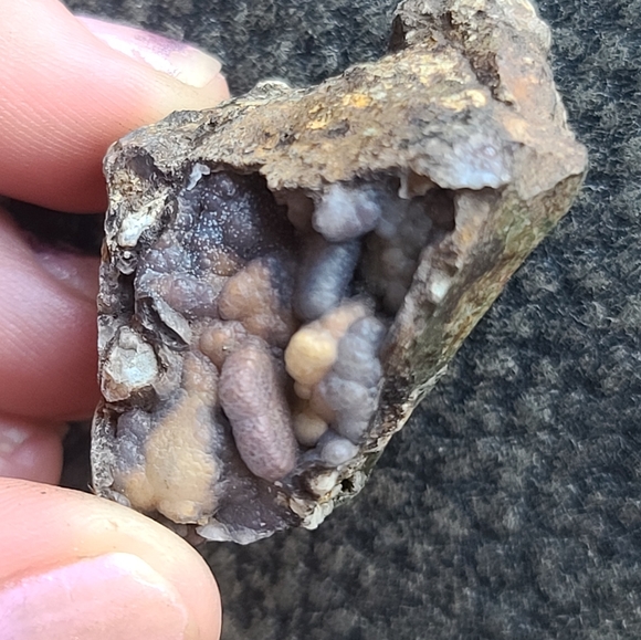 RARE & STUNNING Thumbnail up to Cabinet size 🍇BOTRYOIDAL crystals from Oregon! - Picture 7 of 16